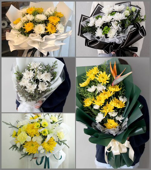 广东梅州市五华县华阳镇华阳村白事花束代送
